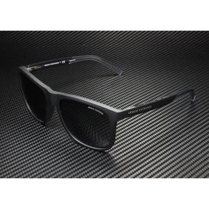 Armani Exchange Matte Black 57mm Sunglasses